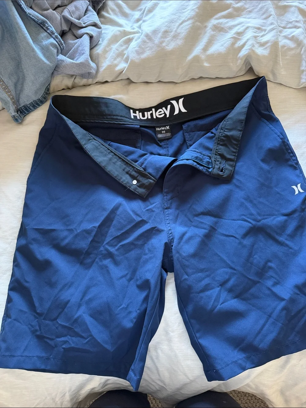 Hurley Blue Men's Swim Hybrids